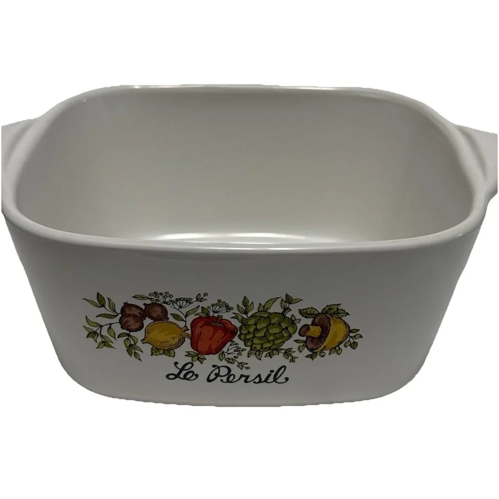 Vintage Corning Ware Spice of Life Le Persil P-43-B 700 ML Baking Dish